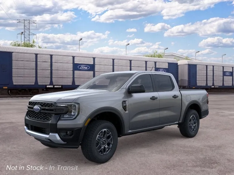 2026 Ford Ranger XLT in Carbonized Gray Metallic — front three-quarter view
