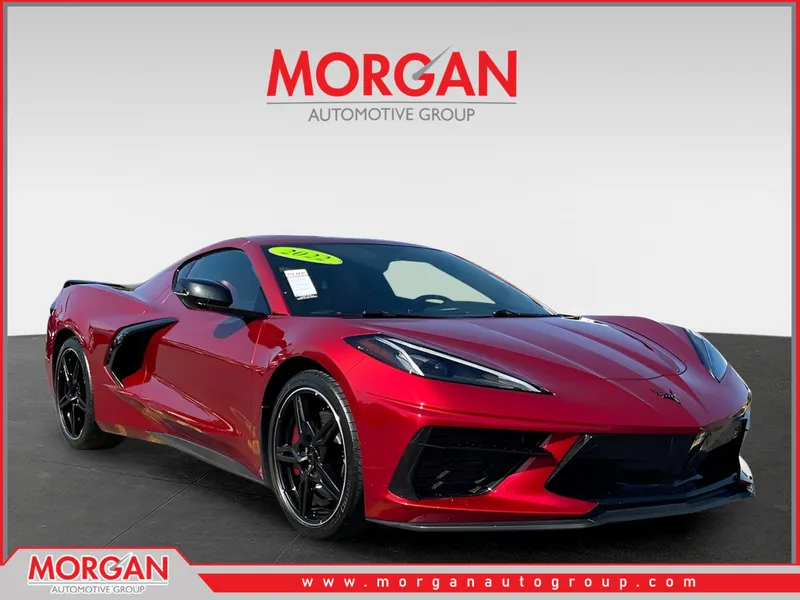 2022 Chevrolet Corvette Stingray in Red — front three-quarter view