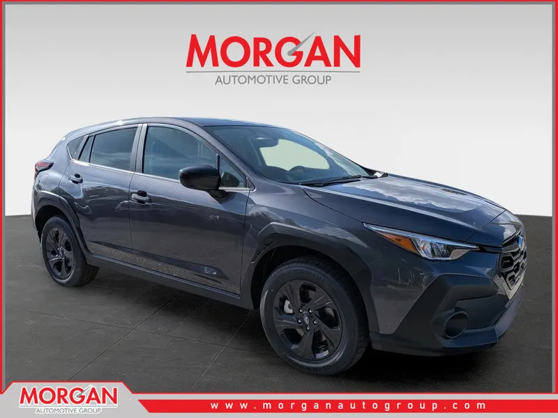 2026 Subaru Crosstrek Base in Magnetite Gray Metallic — front three-quarter view