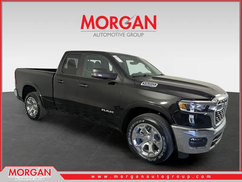 2026 Ram 1500 Big Horn/Lone Star in Black — front three-quarter view
