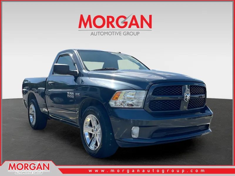 2013 Ram 1500 Express in Gray — front three-quarter view
