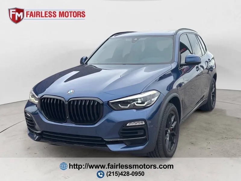 2020 BMW X5 xDrive40i AWD 4dr Sports Activity Vehicle in Phytonic Blue Metallic — front three-quarter view