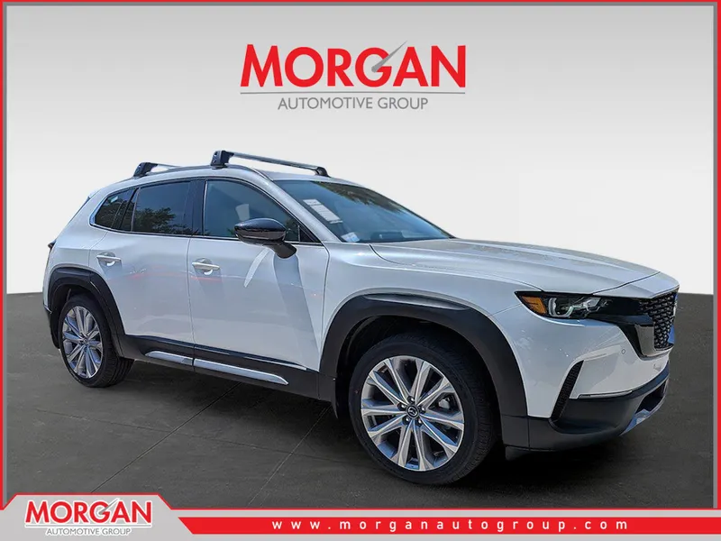 2026 Mazda CX-50 2.5 Turbo Premium Plus in Beige — front three-quarter view