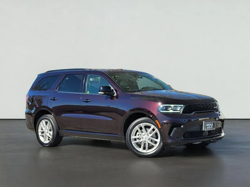 2025 Dodge DURANGO GT PLUS in Red Oxide — front three-quarter view