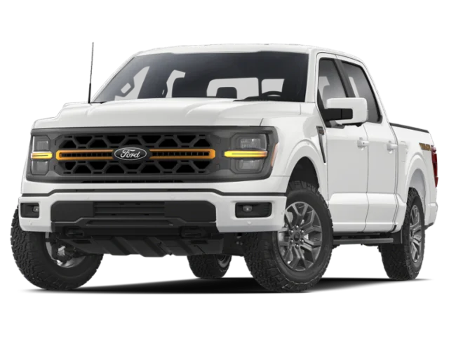 2026 Ford F-150 Tremor in White — front three-quarter view