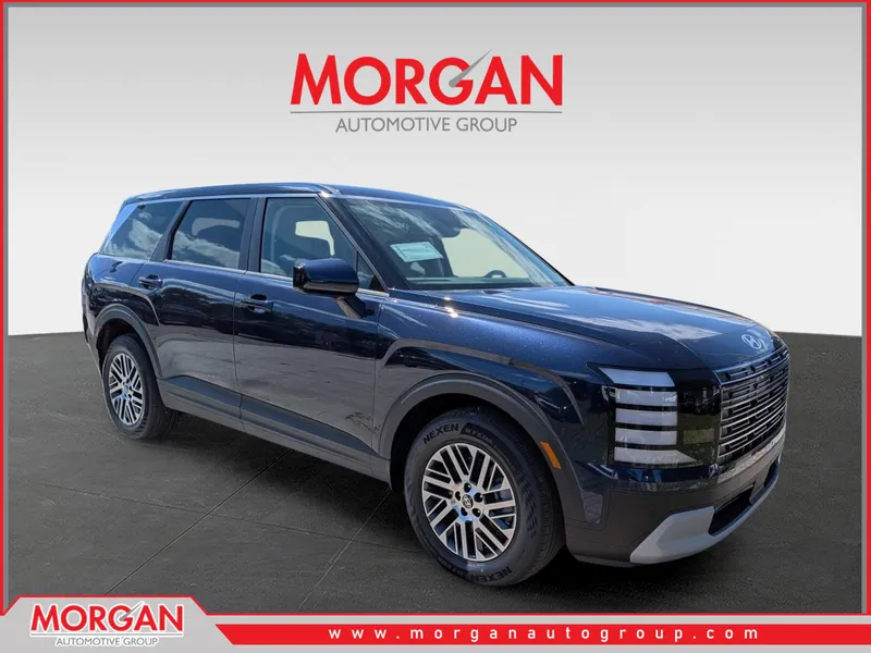 2026 Hyundai PALISADE SE in Classy Blue Pearl — front three-quarter view