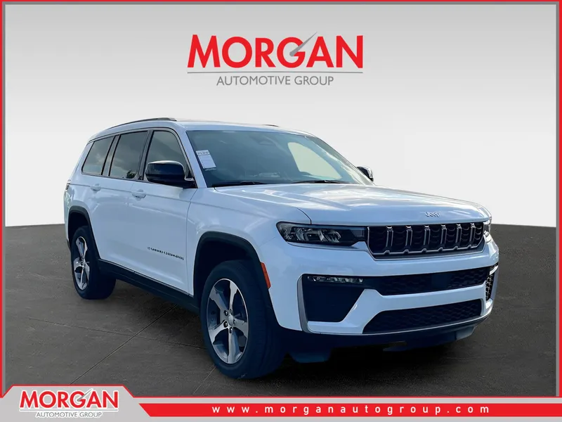 2026 Jeep Grand Cherokee L Limited in White/off-white — front three-quarter view