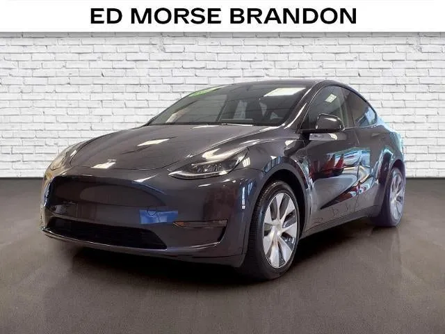 2024 Tesla Model Y Long Range in Other — front three-quarter view