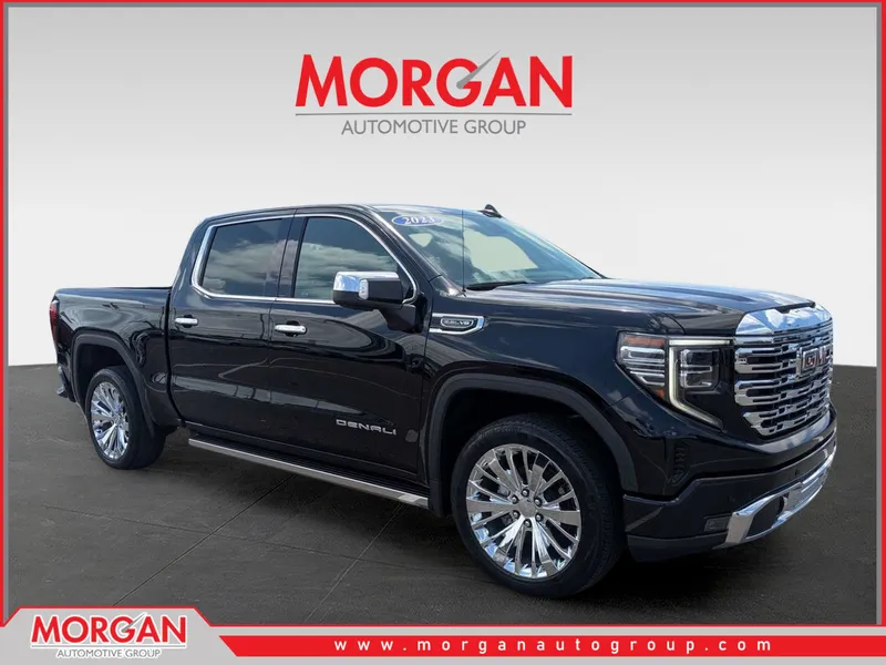 2023 GMC Sierra 1500 Denali in Onyx Black — front three-quarter view