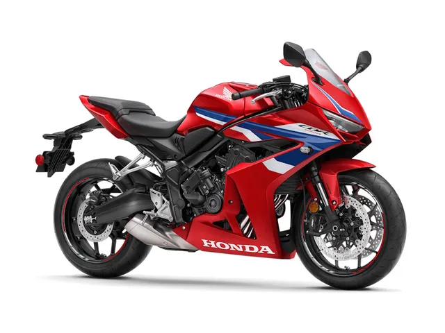 2026 Honda® CBR650R E-Clutch — front three-quarter view