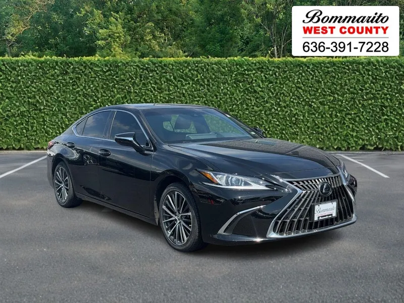 2023 Lexus ES ES 350 FWD in Obsidian — front three-quarter view