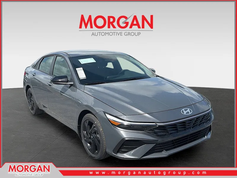 2026 Hyundai ELANTRA SEL Sport in Ecotronic Gray — front three-quarter view