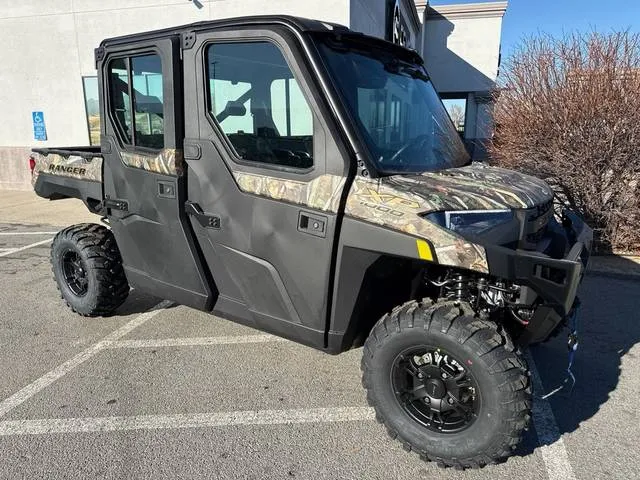 2026 Polaris® Ranger Crew XP 1000 NorthStar Edition Premium Polaris Pursuit Camo — front three-quarter view