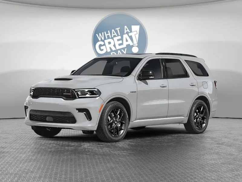 2026 Dodge Durango DURANGO GT PLUS AWD HEMI V8 in Triple Nickel Exterior Paint — front three-quarter view