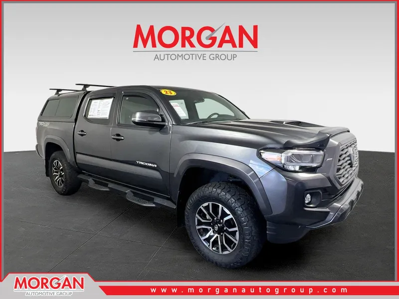 2023 Toyota Tacoma TRD Sport in Magnetic Gray Metallic — front three-quarter view