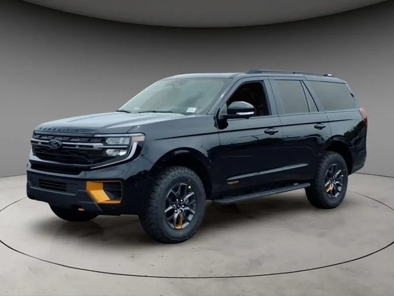 2026 Ford Expedition Tremor in Black Metallic — front three-quarter view