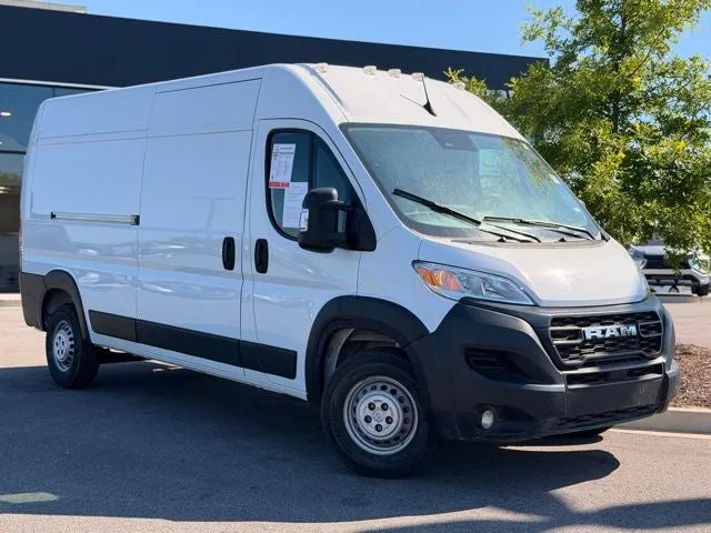 2024 RAM ProMaster 2500 High Roof in Bright White Clearcoat — front three-quarter view