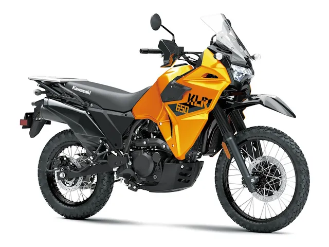 2026 Kawasaki KLR®650 ABS — front three-quarter view