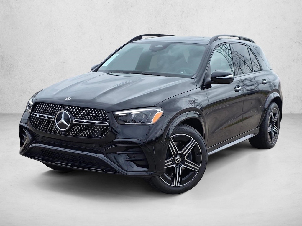 2026 Mercedes-Benz GLE 350 GLE 350 SUV in Black — front three-quarter view