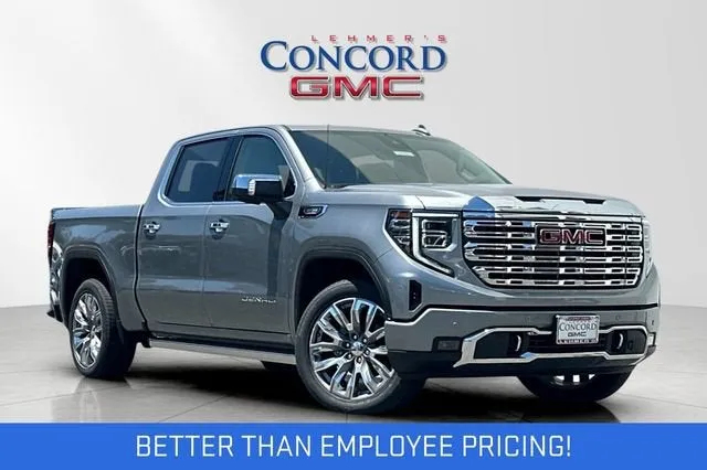 2026 GMC Sierra 1500 Denali in Sterling Metallic — front three-quarter view