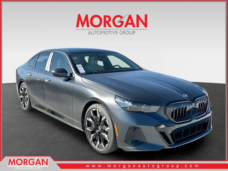 2026 BMW i5 eDrive40 in Gray — front three-quarter view
