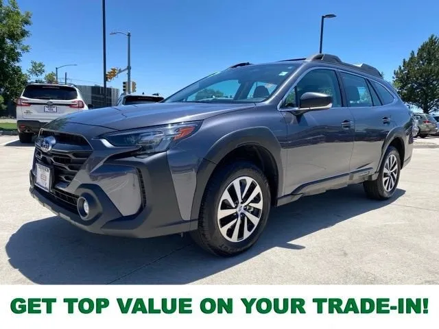 2025 Subaru Outback 2.5i in Magnetite Gray Metallic — front three-quarter view
