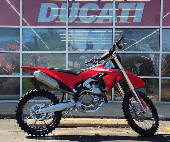 2026 Ducati Desmo450 MX — front three-quarter view