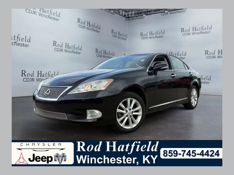 2011 Lexus ES 350 350 in Obsidian — front three-quarter view