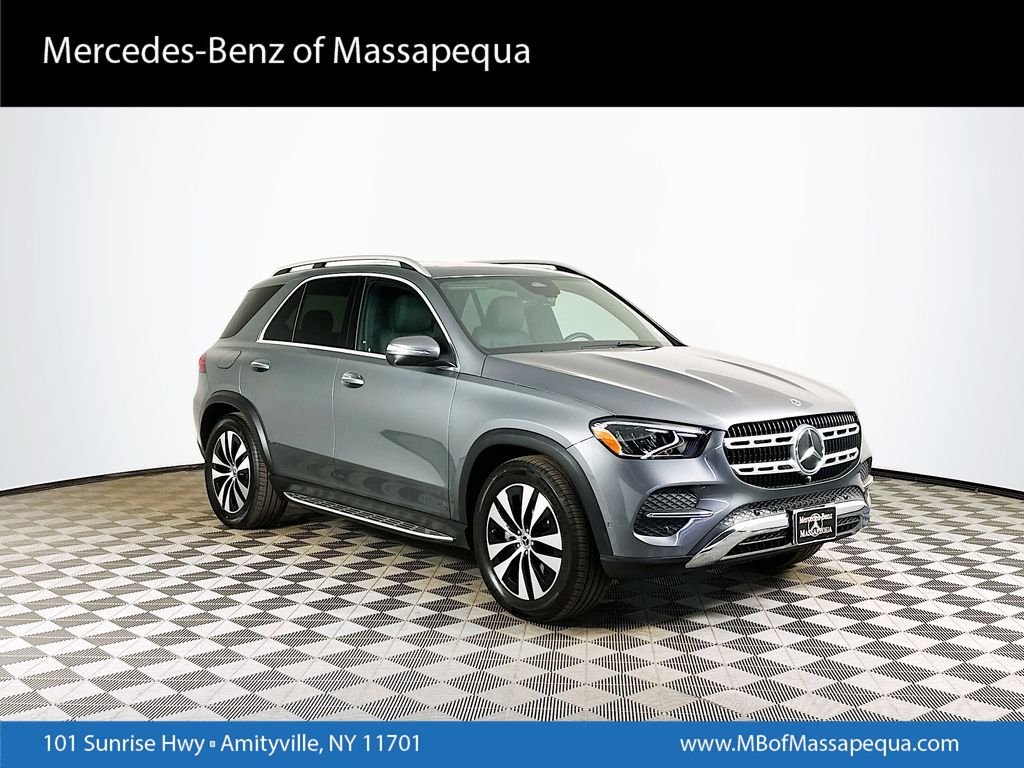 2026 Mercedes-Benz GLE 350 in Gray — front three-quarter view