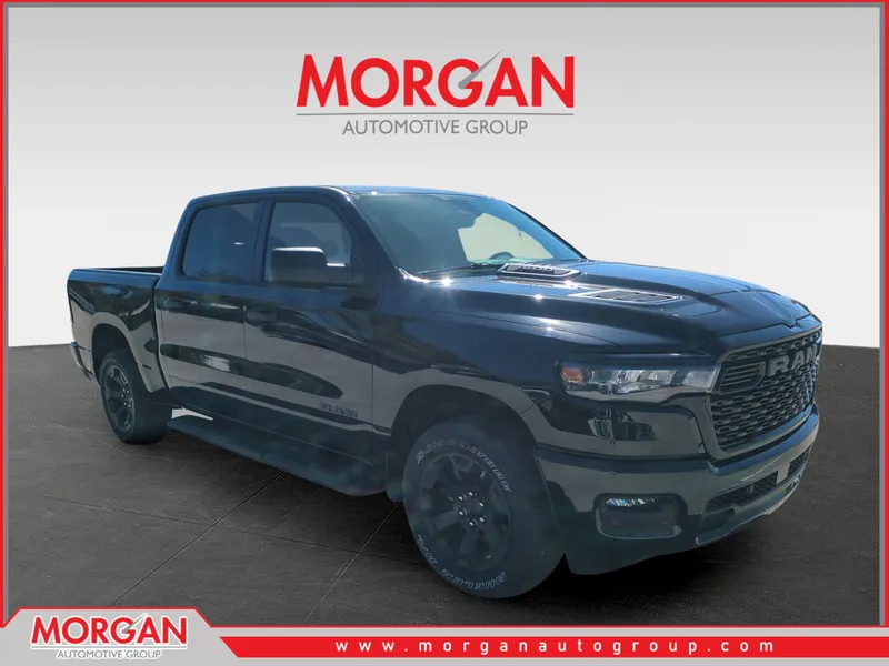 2026 Ram 1500 Express in Black — front three-quarter view