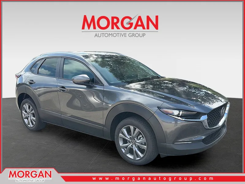 2026 Mazda CX-30 2.5 S Preferred in Machine Gray Metallic — front three-quarter view