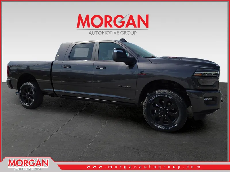 2026 Ram 2500 Laramie in Gray — front three-quarter view