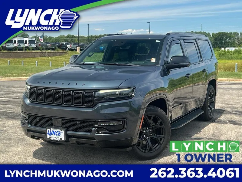 2023 Jeep Wagoneer Series II Carbide in None — front three-quarter view