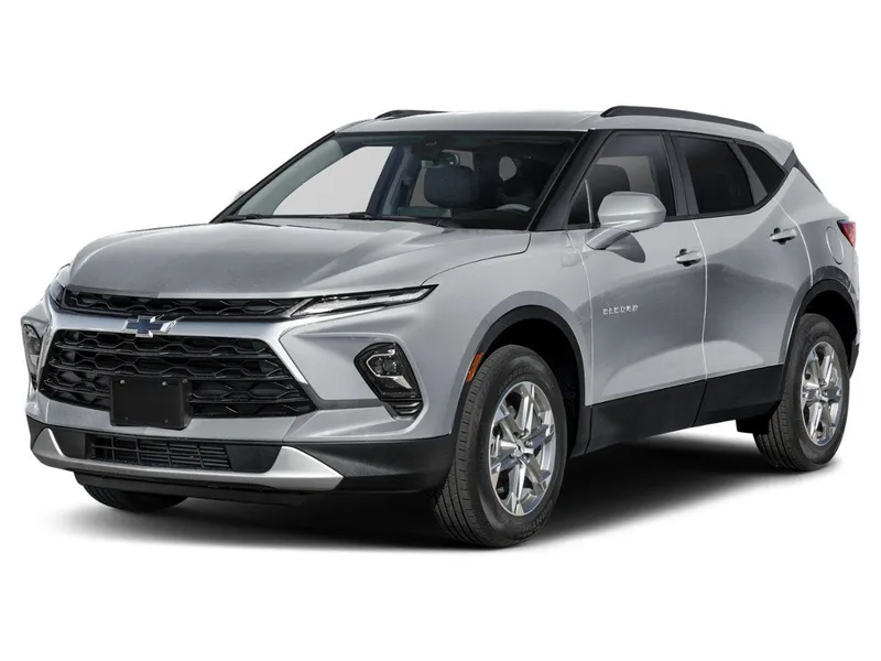 2026 Chevrolet Blazer 3LT in Black — front three-quarter view