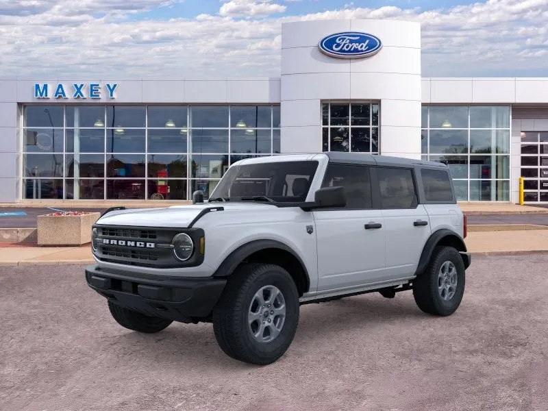 2026 Ford Bronco Big Bend® in Oxford White — front three-quarter view