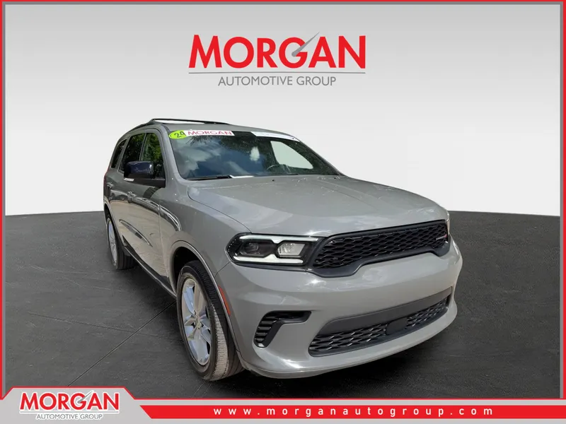 2024 Dodge Durango GT Plus in Destroyer Gray Clearcoat — front three-quarter view