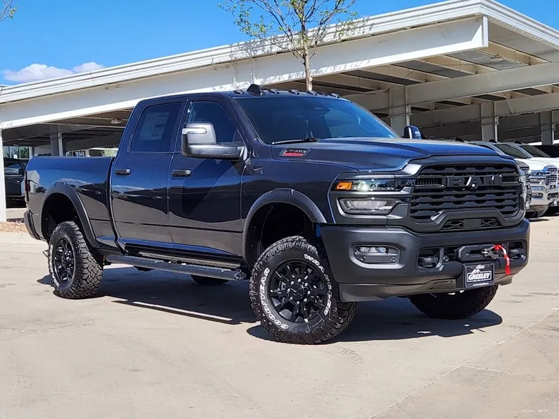 2026 RAM 2500 RAM 2500 TRADESMAN CREW CAB 4X4 6'4' BOX in Forged Blue Metallic Exterior Paint — front three-quarter view