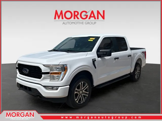 2021 Ford F-150 XL in White — front three-quarter view