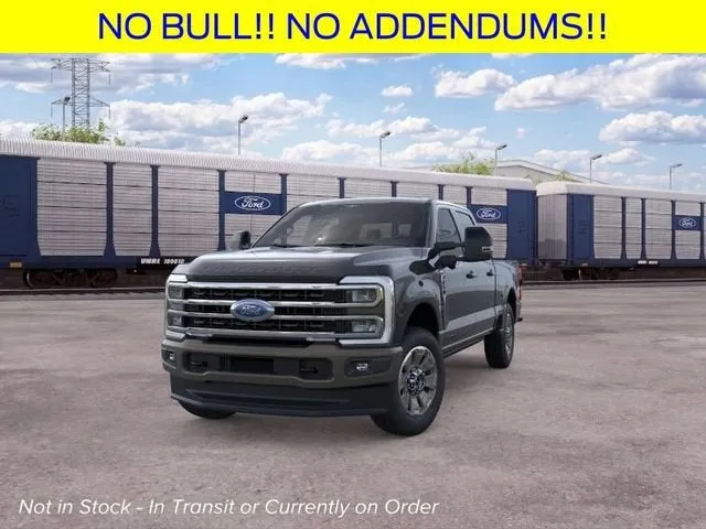 2026 Ford Super Duty F-250® King Ranch® in Agate Black Metallic — front three-quarter view