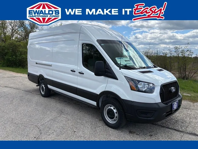 2026 Ford Transit-250 Base in Oxford White — front three-quarter view