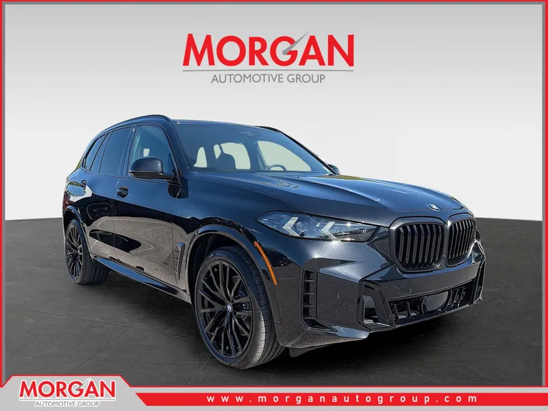 2026 BMW X5 sDrive40i in Black Sapphire Metallic — front three-quarter view