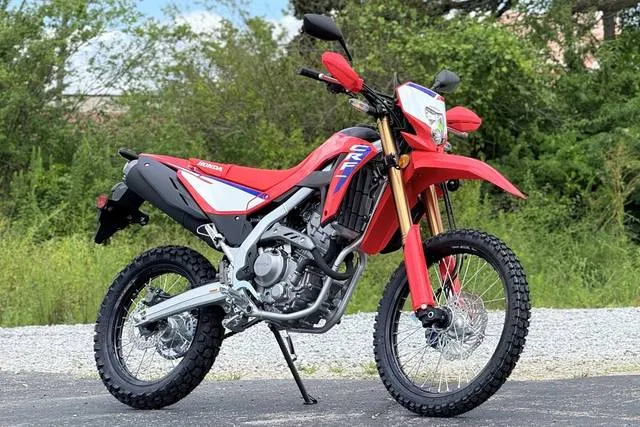 2025 Honda® CRF300L ABS — front three-quarter view