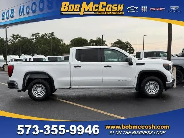 2026 GMC Sierra 1500 Pro in Summit White — front three-quarter view