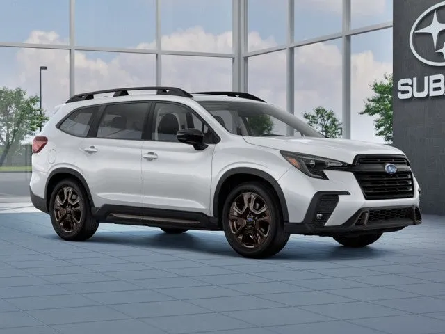 2026 Subaru ASCENT Limited Bronze Edition 7-Passenger in Crystal White Pearl — front three-quarter view