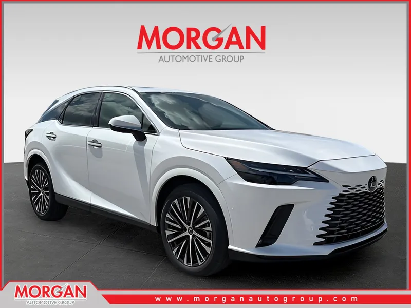 2026 Lexus RX 350 Premium+ in White — front three-quarter view