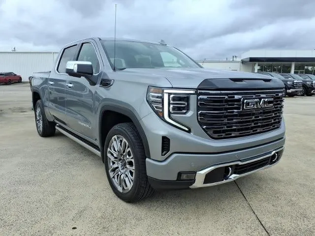 2026 GMC Sierra 1500 Denali Ultimate in Sterling Metallic — front three-quarter view