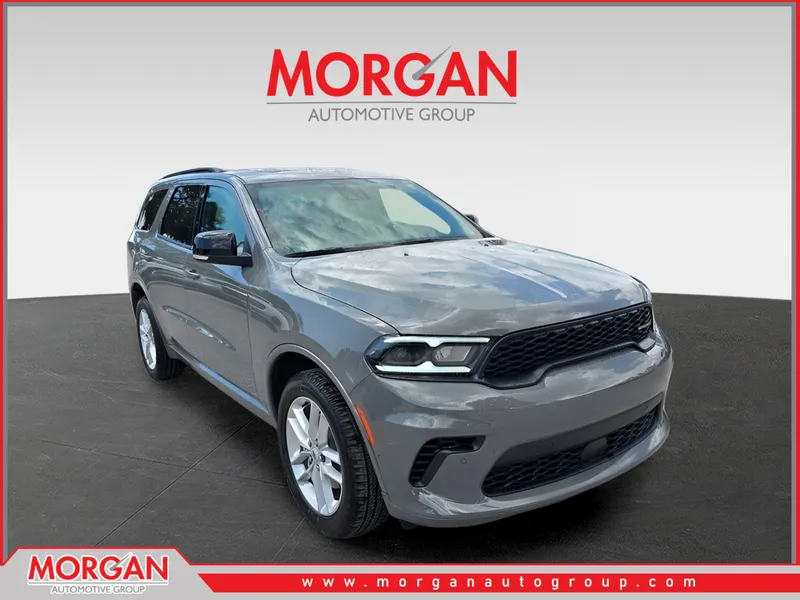 2026 Dodge Durango GT Plus in Destroyer Gray Clearcoat — front three-quarter view