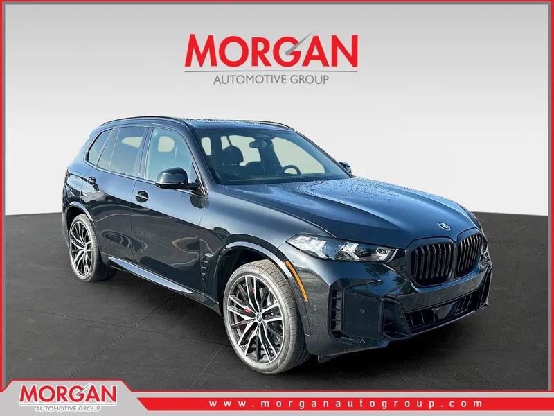 2026 BMW X5 sDrive40i in Black — front three-quarter view
