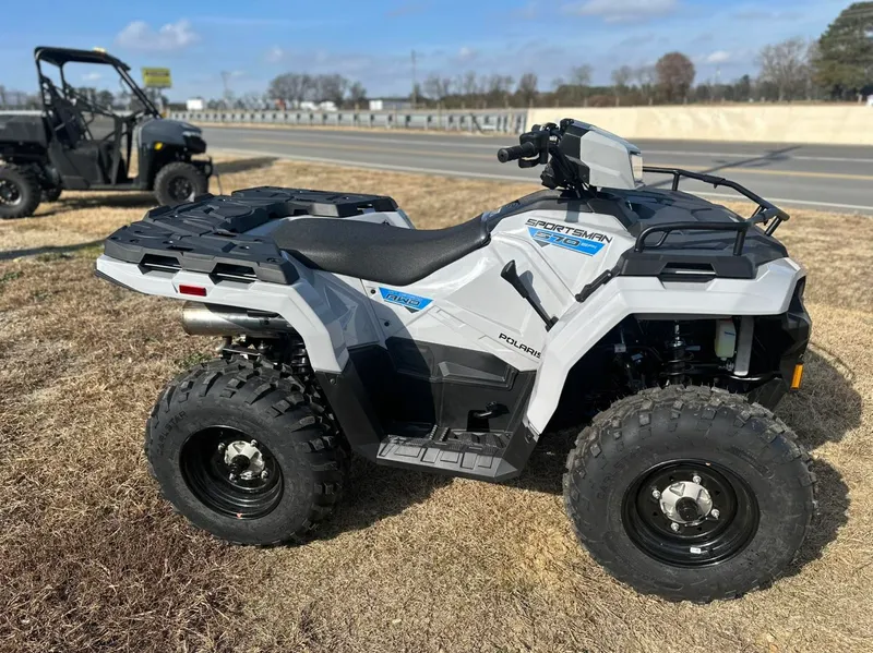 2026 Polaris Sportsman 570 in Ghost Gray — front three-quarter view