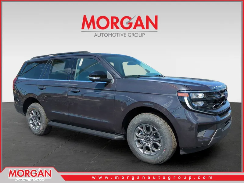 2026 Ford Expedition Active in Gray — front three-quarter view
